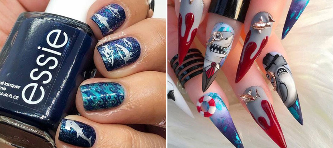 Shark Themed Nail Art Designs - wide 8