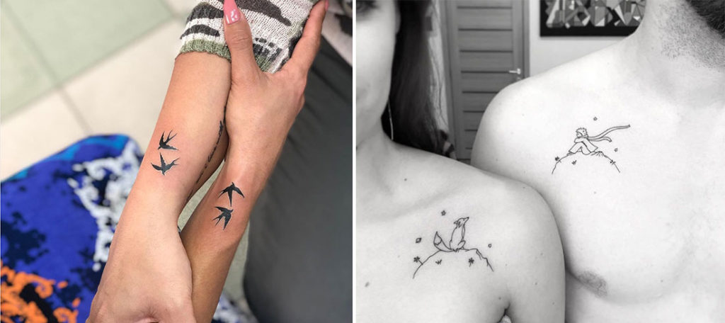 Se ljubavne tetovaze slazu koje Ljubavne kombinacije