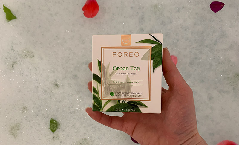 FOREO UFO Green Tea prirodna maska za lice, zeleni čaj
