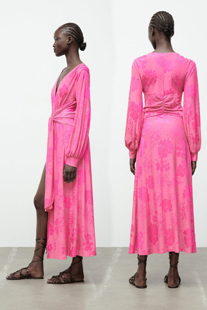 Zara ružičasta haljina 4