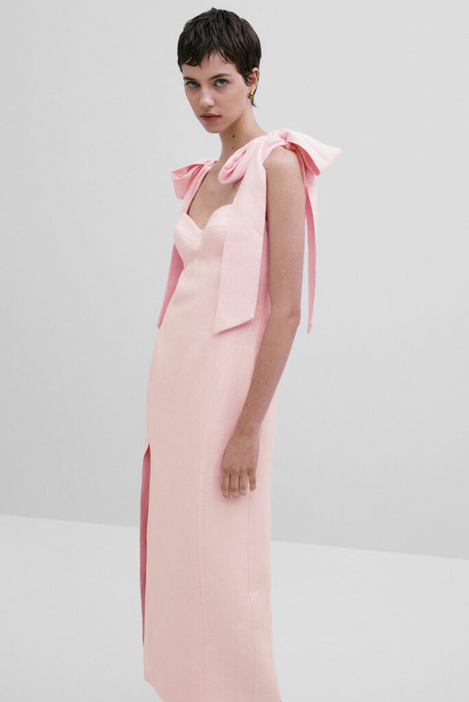Massimo Dutti ružičasta haljina 1
