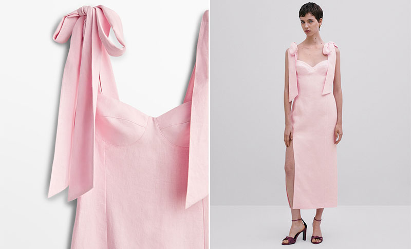 Massimo Dutti ružičasta haljina 2