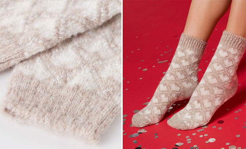  Calzedonia meke čarape s božićnim uzorkom 2