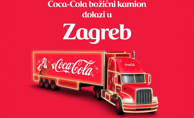 Coca-Cola kamion na Tomislavcu