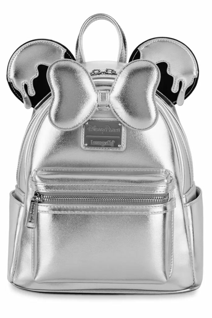 Minnie Mouse metalik srebrni ruksak