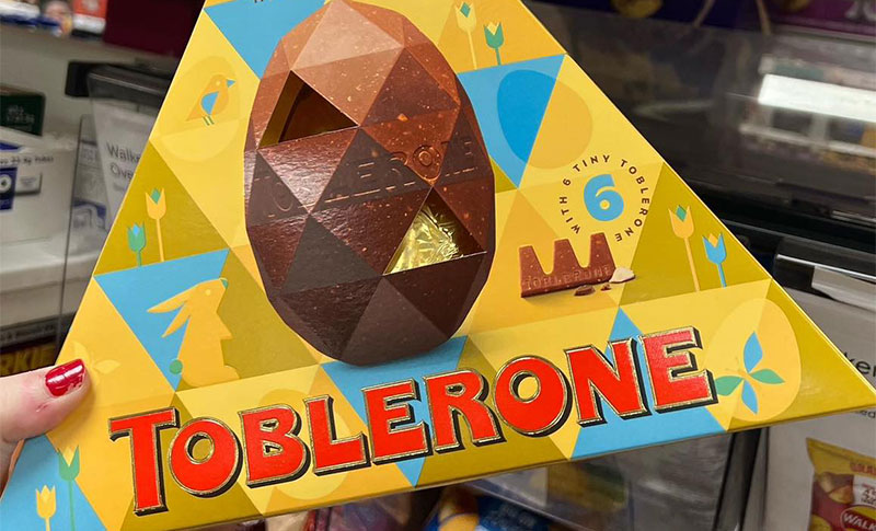 The Edgy Egg Toblerone