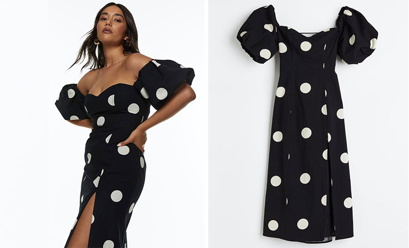 H&M haljina s točkicama