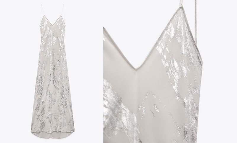 Zara haljina s metalik detaljima 2