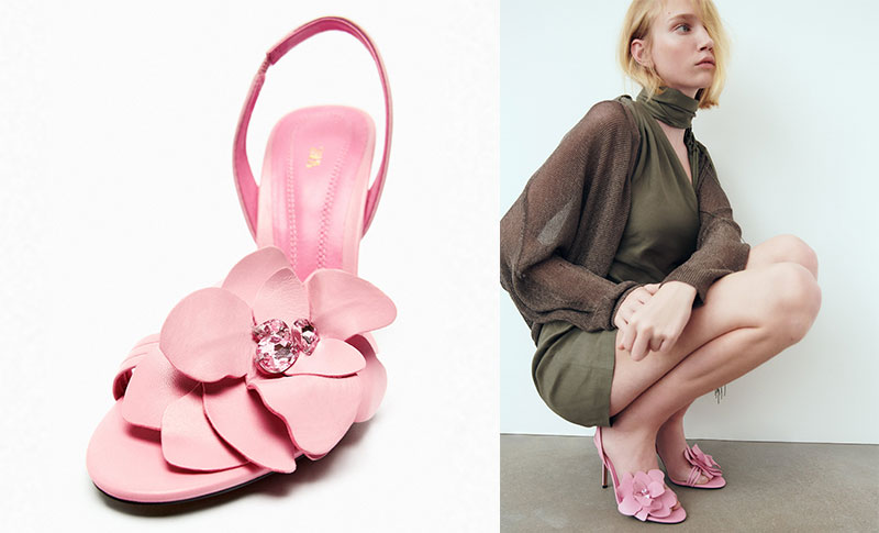 Zara sandale s cvjetnim motivima 2