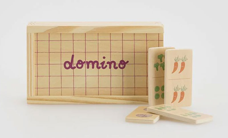 Domino igra s povrtnim detaljima 1