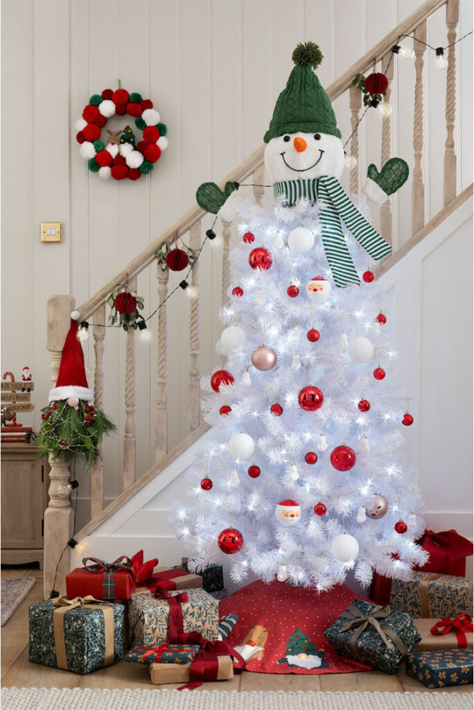 Božićno drvce u obliku snjegovića 2
