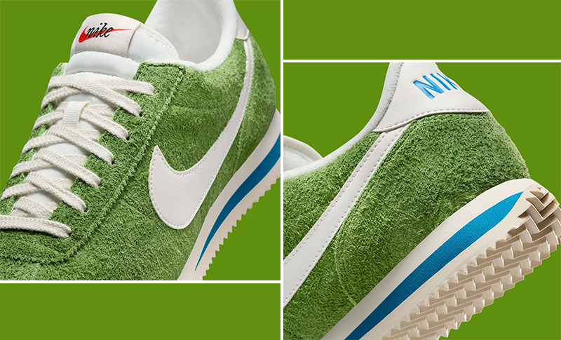 Nike Cortez brušena koža zelena boja