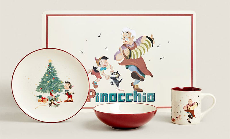 Zara HOME božićni Pinokio set