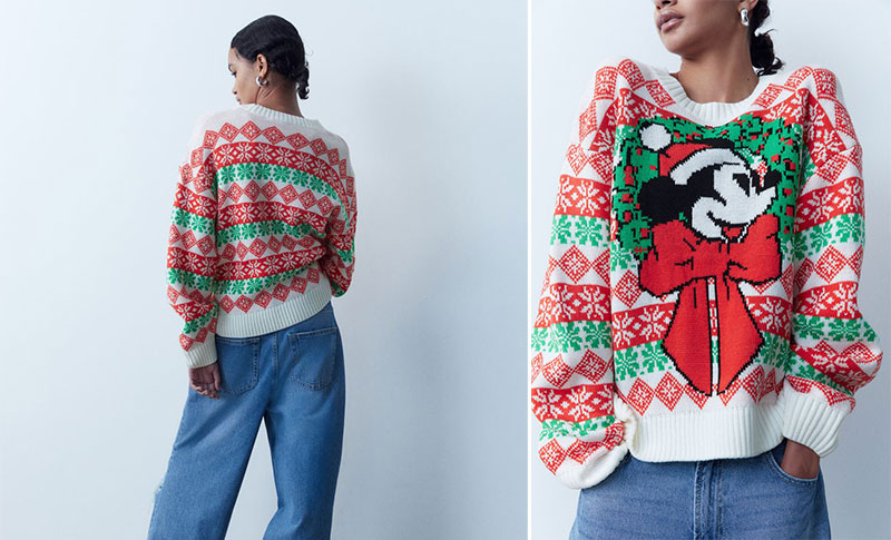 Mickey Mouse božićni džemper 